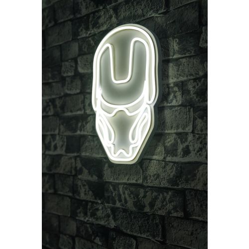 Wallity Ukrasna plastična LED rasvjeta, Iron Man - White slika 9