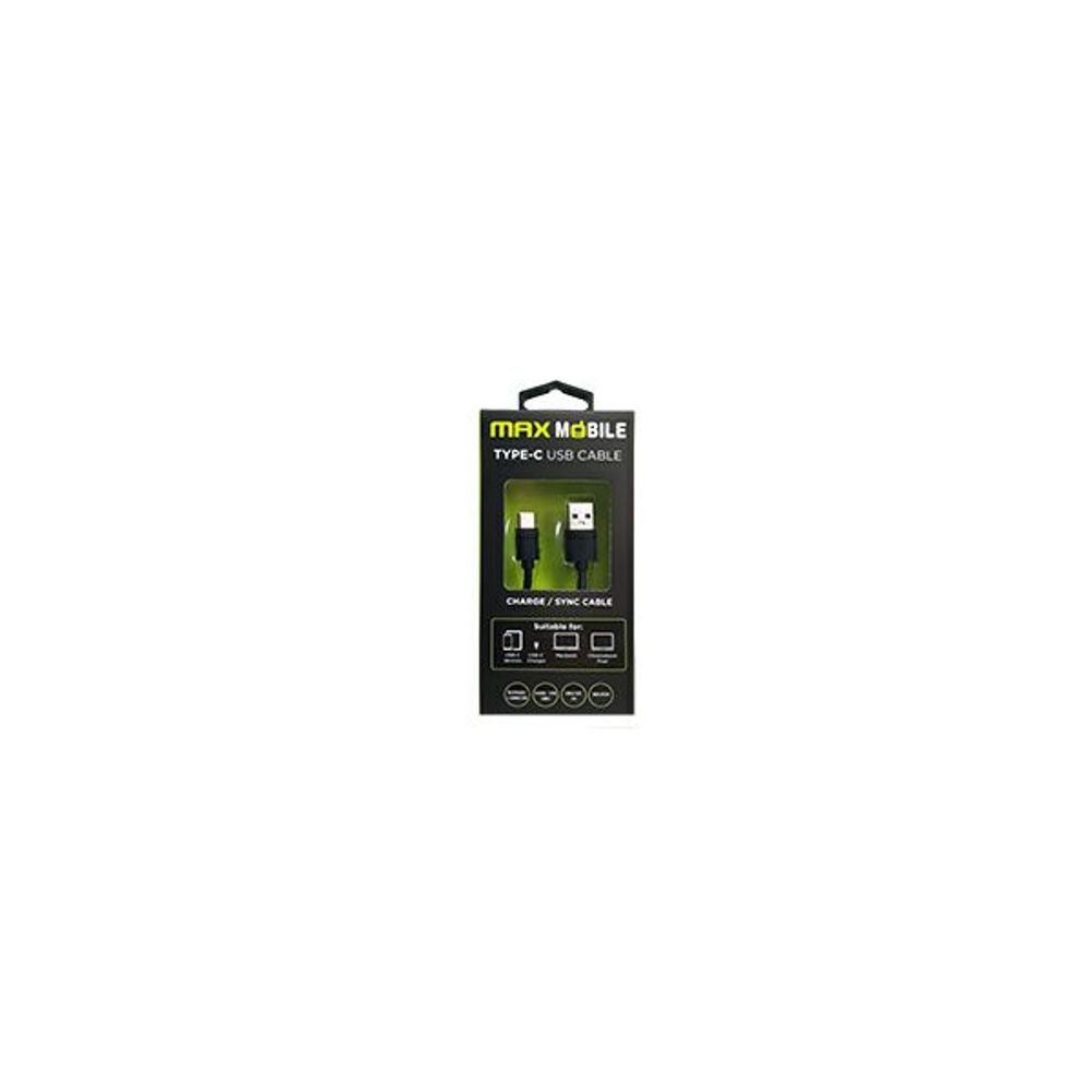 MAXMOBILE DATA KABEL USB 2.0 TYPE C 1m crni slika 1