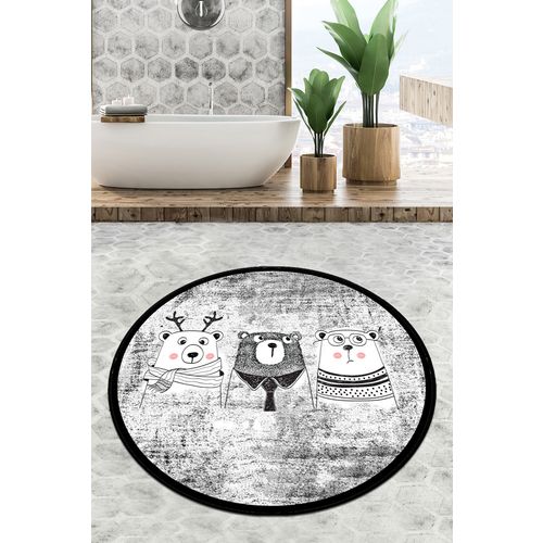 Three Bears Circle Djt 140 Multicolor Bathmat slika 1