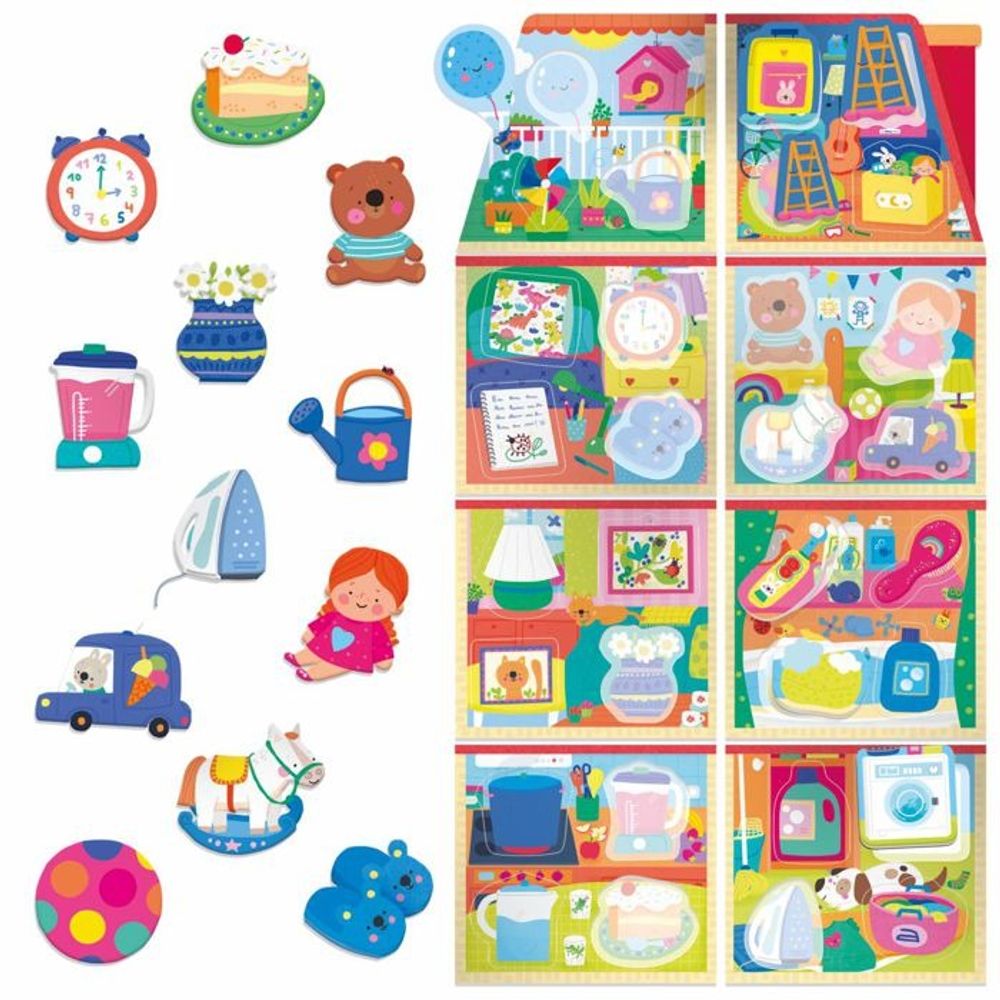 HEADU Edukativna slagalica Montessori My Little House slika 2
