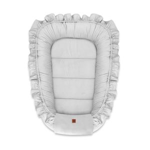 MimiNu gnijezdo za bebe Velvet Sivi