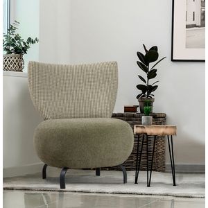 Loly-Green Green Wing Chair