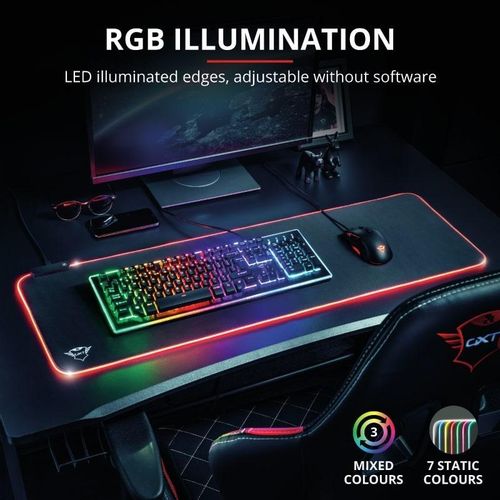 Trust GXT 764 GLIDE-FLEX RGB XXL MOUSE PAD (23395) slika 3