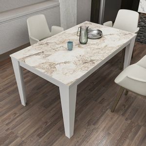 Bud - White White Dining Table