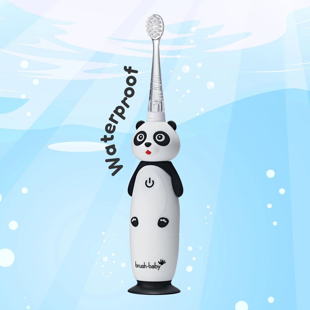 Brush-Baby Dječija punjiva električna četkica WildOnes - Panda slika 7