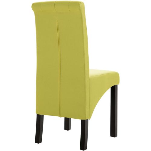 Blagovaonske stolice od tkanine 2 kom zelene slika 14