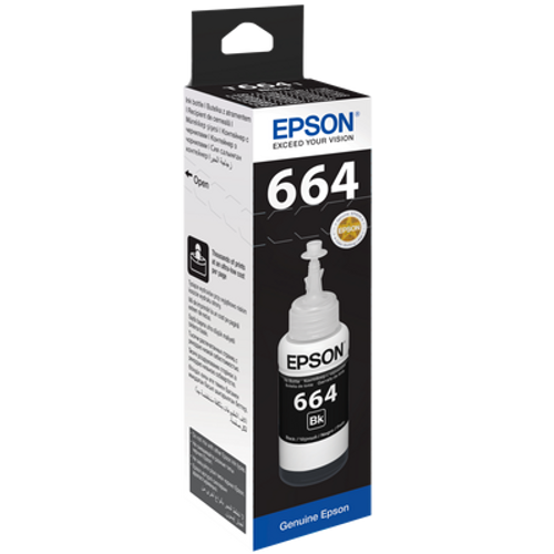 Epson C13T66414A T6641 EcoTank Black ink bottle slika 1