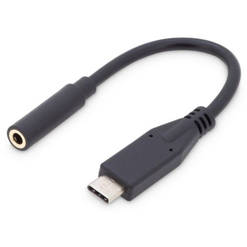 Digitus audio adapterski kabel [1x muški konektor USB-C® - 1x priključna doza za 3,5 mm banana utikač] AK-300321-002-S fleksibilan slika 1