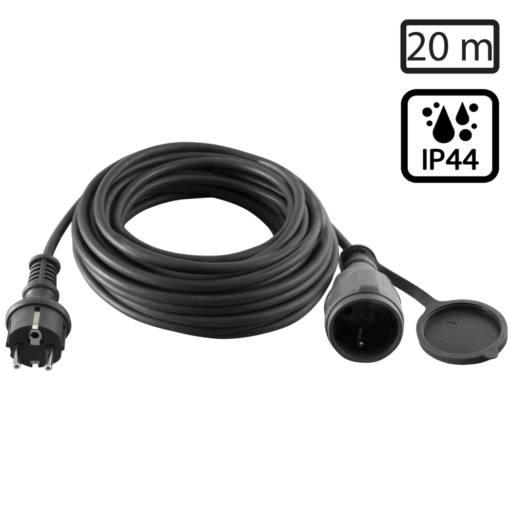 home Produžni strujni kabl, gumirani, 1 utičnica, 20 m, H05RR-F - NV 5-20/G slika 1