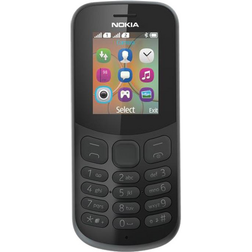 Nokia mobitel 130 (2017) DS, crna slika 1