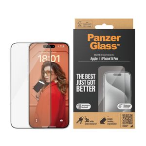 Panzerglass zaštitno staklo za iPhone 15 Pro ultra wide fit