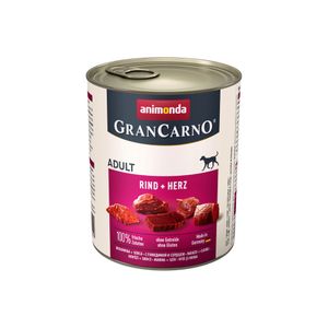 animonda GranCarno Adult govedina i srca, mokra hrana za odrasle pse 800g