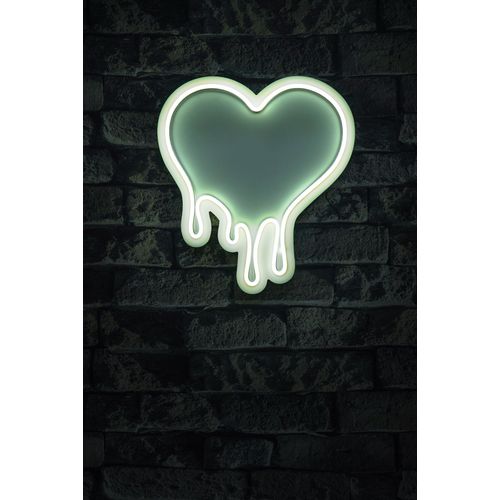 Wallity Ukrasna plastična LED rasvjeta, Melting Heart - White slika 2
