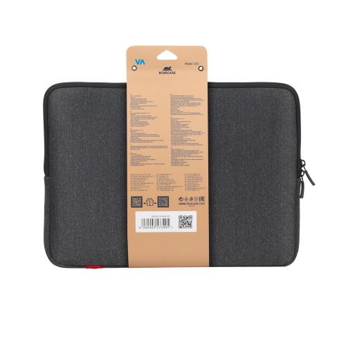 Torba RivaCase 15.6" Antishock 5133 Dark Grey MacBook Pro 16 and Ultrabook sleeve slika 2