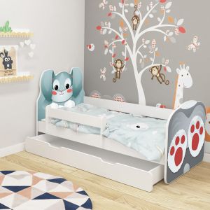 ACMA Dječiji krevet sa ladicom Acma VII Animals - 160x80cm - Dezen 01