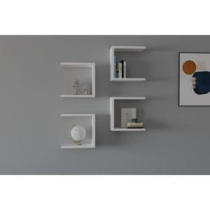 Base - White White Wall Shelf