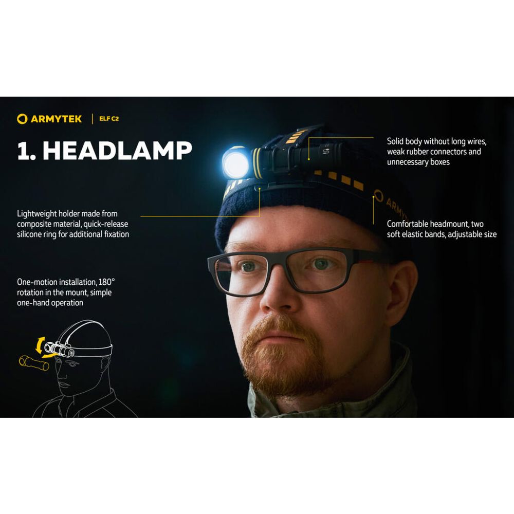 Armytek Baterijska lampa ELF C2 slika 4