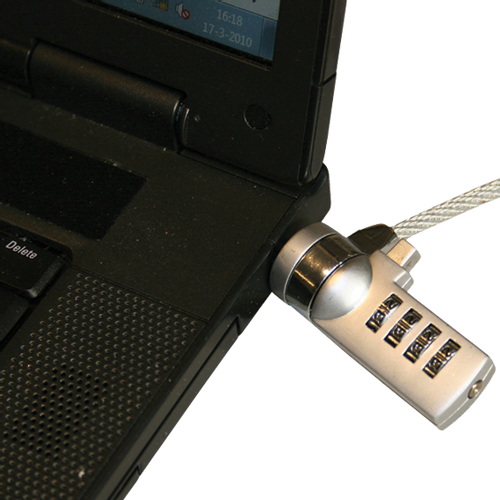 Konig Zaštitni kabel / sajla za laptop sa sigurnosnim kodom - CMP-SAFE4 slika 3