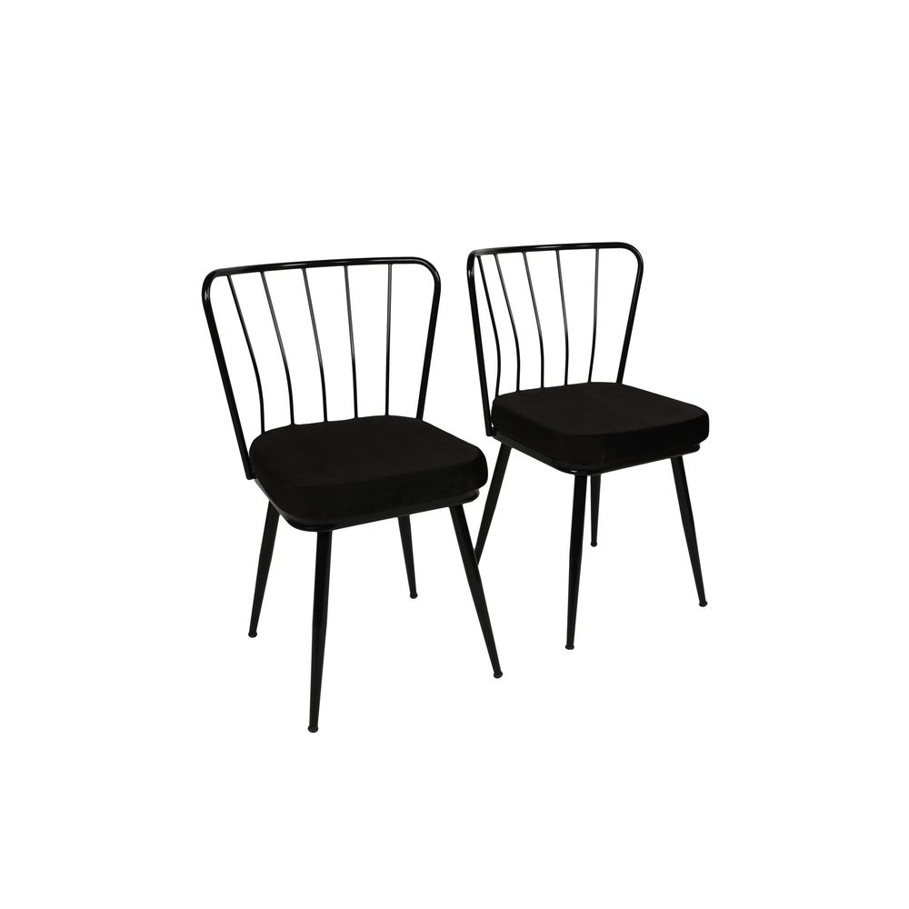 Yıldız 943 V2 Crna Stolica Set (2 Komada) slika 1