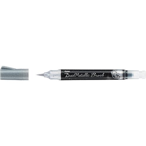 PENTEL kist Dual Metallic srebrni 5 kom slika 1