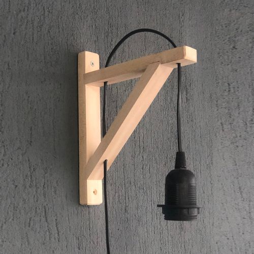 Pp128 Black Wall Lamp slika 3