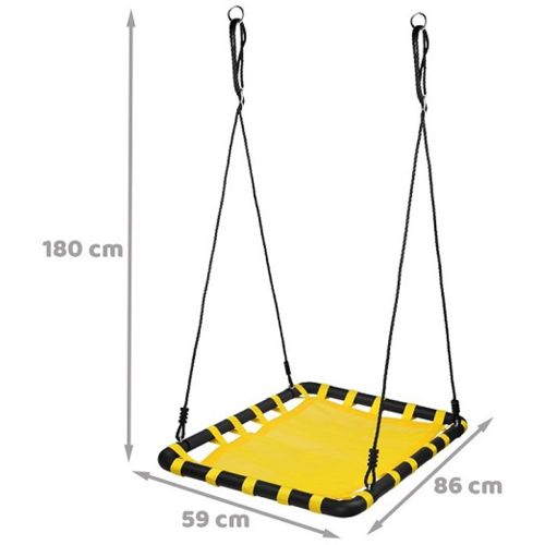 SkyFlyer vrtna ljuljačka 76 x 102 - Yellow slika 5