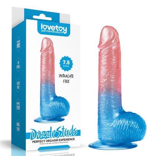 Lovetoy Dazzle Studs dildo 19cm slika 5