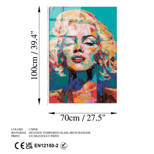 UV-793 70 x 100 Multicolor Decorative Tempered Glass Painting slika 7