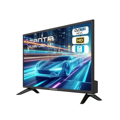 MANTA TV LED 24" HD, 220V+12V, HDMI, USB, CI+, COAX, miniAV, DVB-C/T2 24LHN124D slika 2