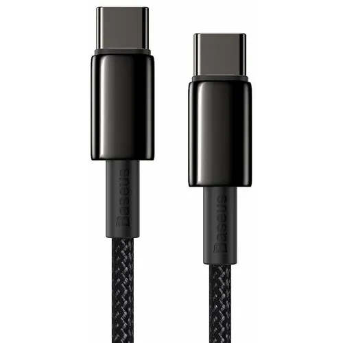 BASEUS kabel Type C do Type C PD100W Power Delivery Tungsten Gold Fast Charging CATWJ-01 1 metar crni slika 2