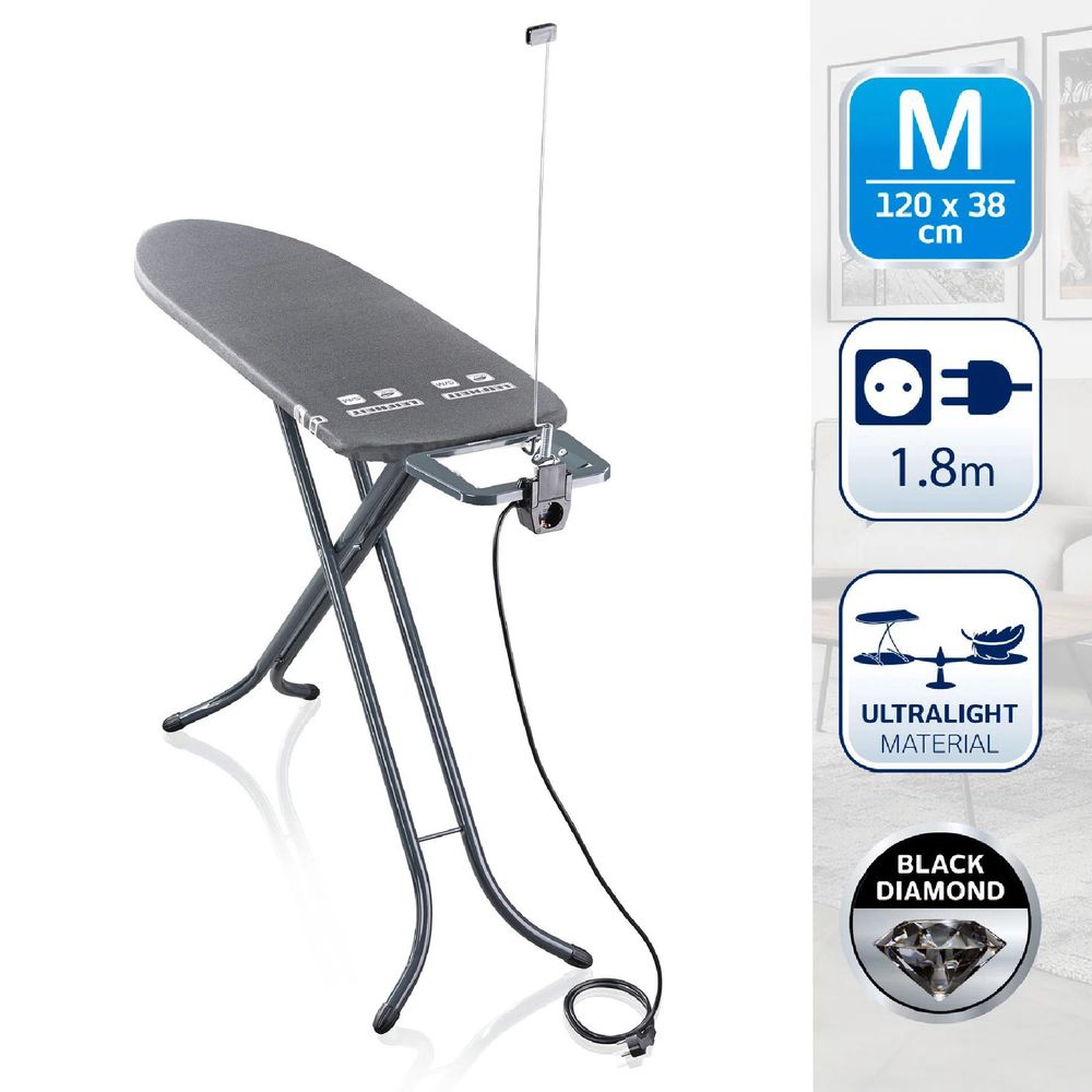 Leifheit Daska za peglanje 120 x 38cm crna AIR LH slika 1