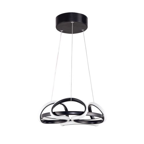 Arcturus Black-White Light Black Chandelier slika 5