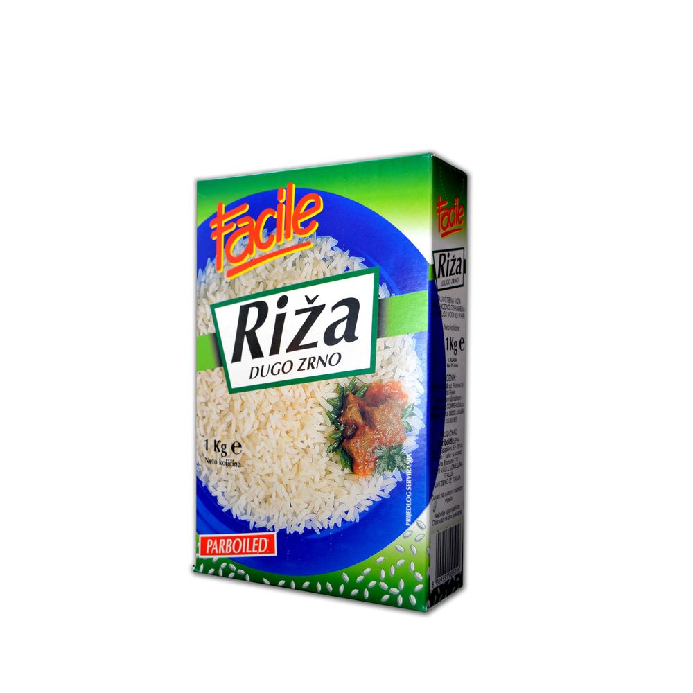 Facile Riža dugo zrno Parboiled 1kg slika 1