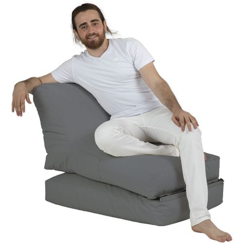 Atelier Del Sofa Vreća za sjedenje, Siesta Sofa Bed Pouf - Fume slika 12