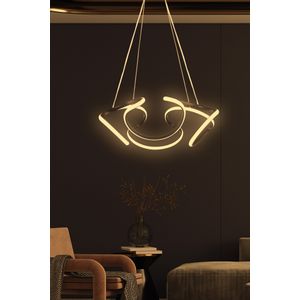 Scorpii Black-Yellow Light Black Chandelier