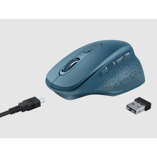 Trust OZAA punjivi wireless miš,  plavi slika 1