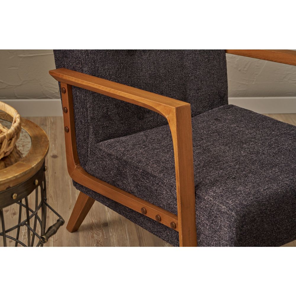 Kemer - Antracitni Wing Chair slika 2