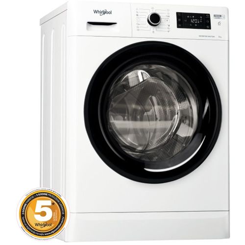 Whirlpool FWSG 61282 BV EE N Slim veš mašina, 6th Sense, Inverter motor, FreshCare+, 6 kg, 1200 rpm, dubina 42.5 cm slika 1