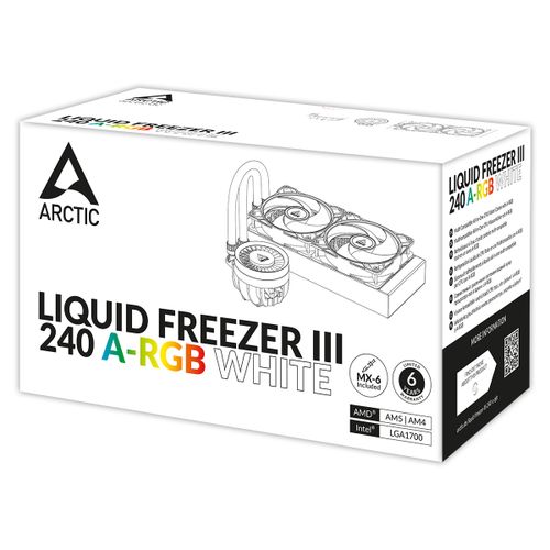 ARCTIC Liquid Freezer III 240mm A-RGB Vodeno hlađenje za INTEL/AMD procesore slika 5