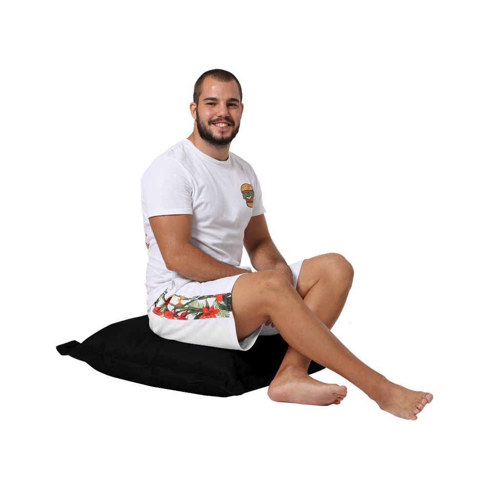 Vrtni Jastuk Pouf 70x70 - Crna Boja slika 4