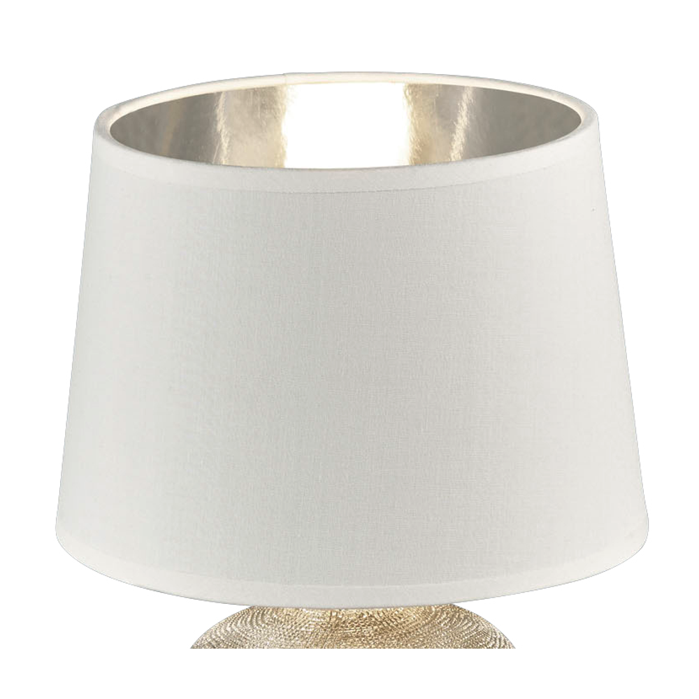 Luxor 26CM. SILVER  stona lampa slika 4