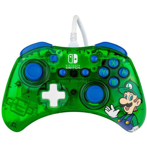 Nintendo Switch Wired Controller Rock Candy Mini Luigi slika 1