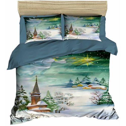 XMAS Posteljina Super King Quilt Cover Set (EU) (IT), plava
Siva
Zelena
Bijela slika 1