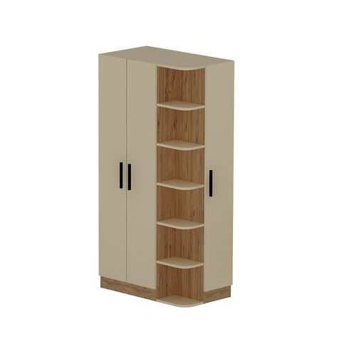 Luses Atlantic PineBeige Wardrobe slika 5