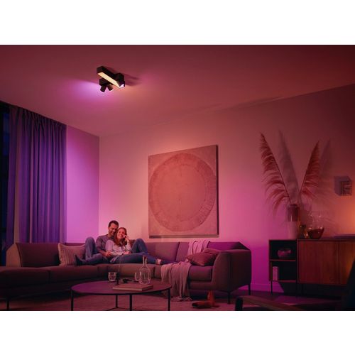 Pametna LED svjetiljka PHILIPS Hue Centris Cross 3-spot, stropna, crna slika 6