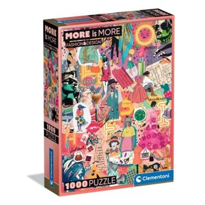 Clementoni CL37071 Puzzle More is More - Fashion&Design, 1000kom