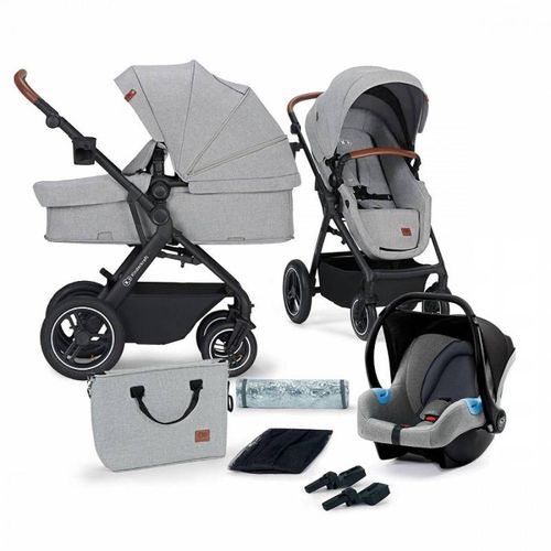 Kinderkraft Kolica B-Tour (Mink) Light Grey 3U1 slika 1