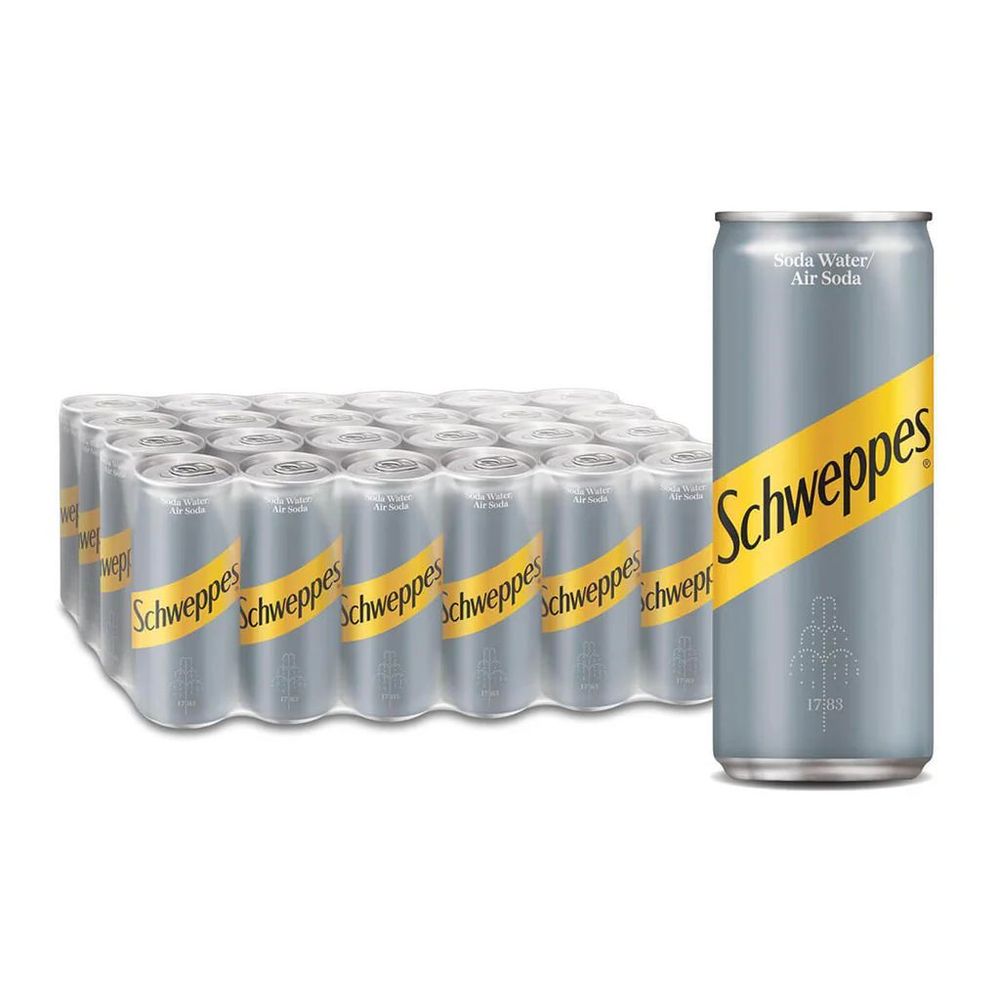 Schweppes Soda Voda limenka 24x0.33l  XXL  slika 1