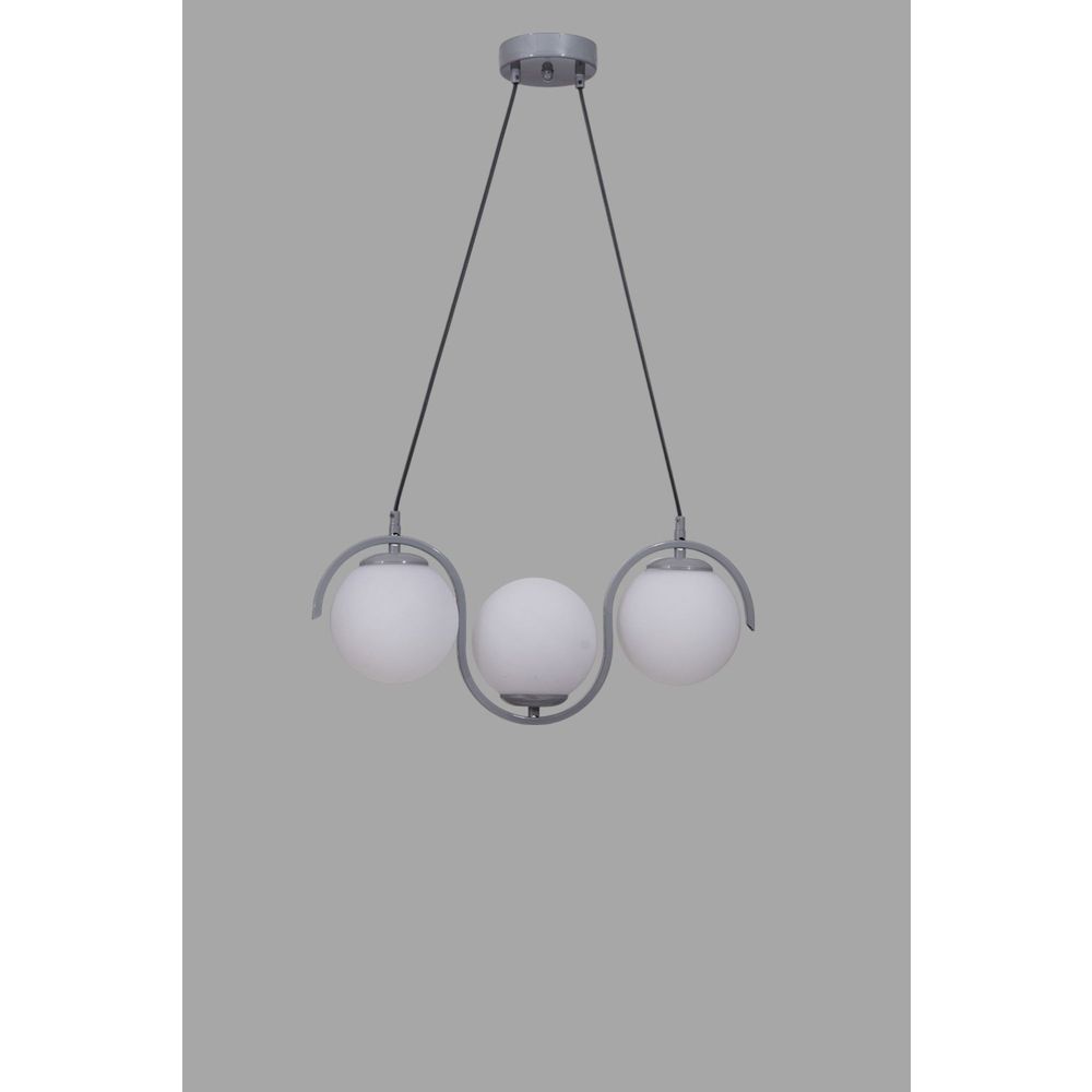 Opviq Luster 471, Bijela, Siva slika 2