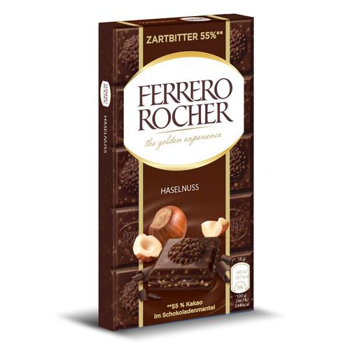 Ferrero Rocher čokolada haselnuss 55% kakao 90 g slika 1